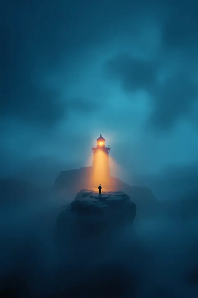 雾中灯塔 电影海报 · 魅影视频暗夜片库